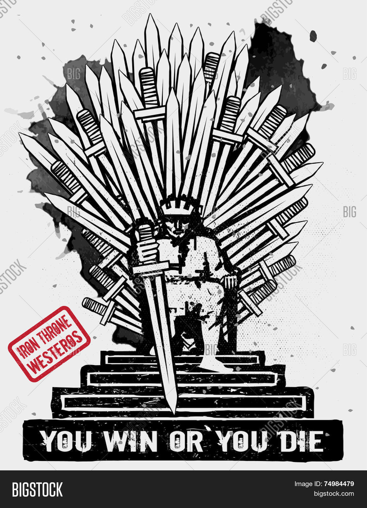 Iron throne game of thrones svg